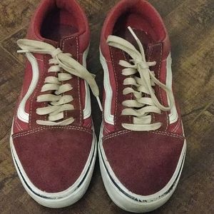 Burgundy Old Skool vans